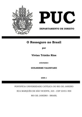 O Resseguro No Brasil Pdf