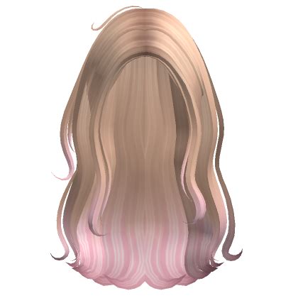 Long Messy Coconut Beachy Waves Blonde Pink Roblox
