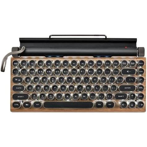 Sans Fil Bluetooth Mécanique Clavier De Jeu Rétro Punk 83 Clés Machine