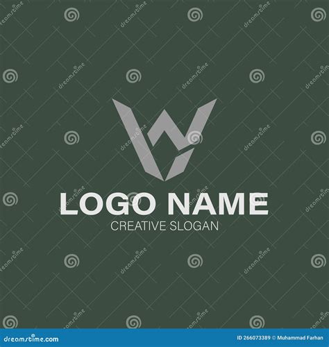 Wv Monogram Logo Design, Wv Logo Icon Cartoon Vector | CartoonDealer ...