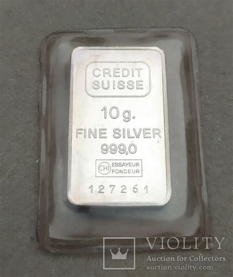 Слиток серебро 999 вес 10 грамм (104304599) - купити Violity