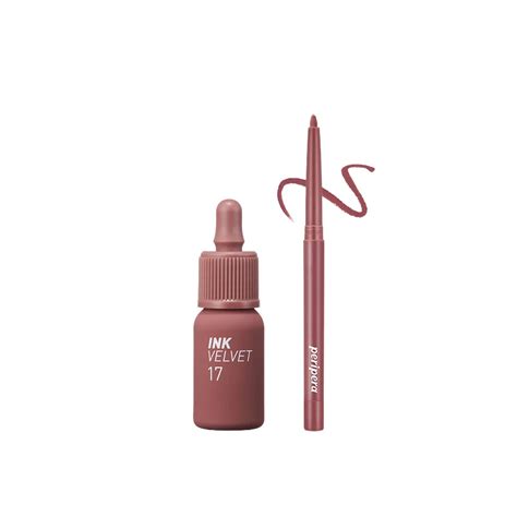 Buy Peripera Ink Velvet Lip Tint Liner Set Rosy Nude Indonesia