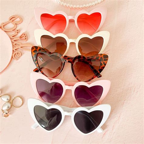 Bride Heart Shape Sunglasses Hens Party Sunglasses Etsy