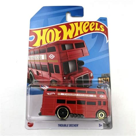 Машинка Hot Wheels коллекционная TROUBLE DECKER red купить с доставкой по выгодным ценам