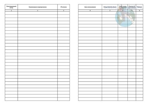 Журнал учета ПБА, находящихся в рабочей коллекции, (форма 518/у)