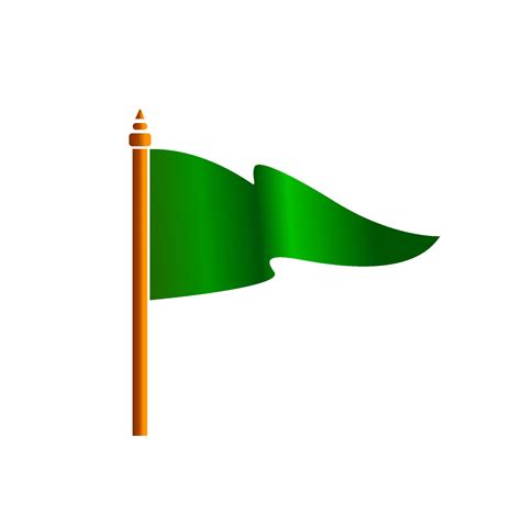 Green Flag Vector Icon On White Color 20291484 Vector Art At Vecteezy