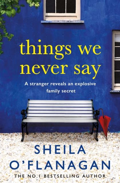 Things We Never Say By Sheila Oflanagan Shakespeare And Company