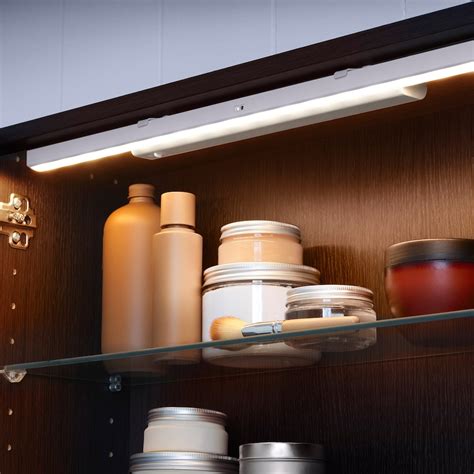 STÖTTA white, LED cabinet lighting strip with sensor - IKEA