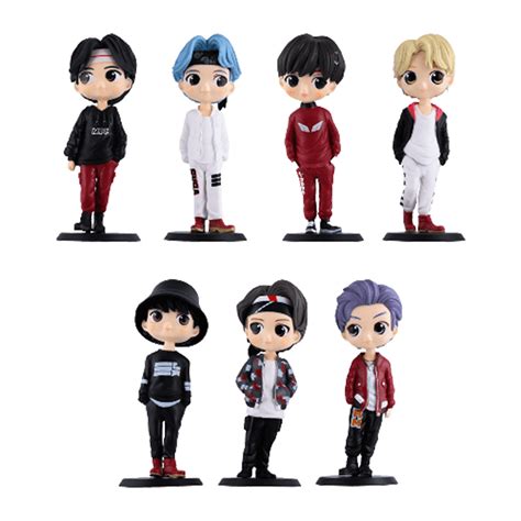 BTS Standing Action Figure -BTS Set Of 7 Figure – Ruvido Caso