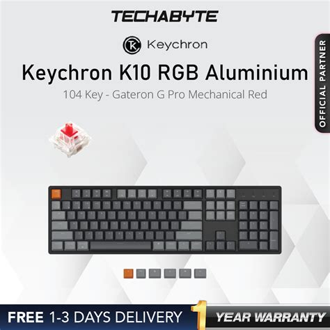 FAST SHIP Keychron K Key RGB Aluminium Hot Swappable Wireless Mechanical Keyboard