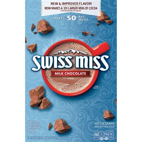 Swiss Miss Milk Chocolate Flavor Hot Cocoa Mix Oz Instacart