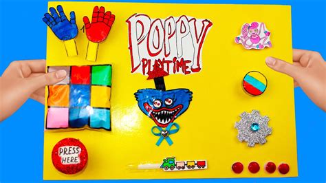 poppy playtime gaming book huggy wuggy arts paper crafts youtube