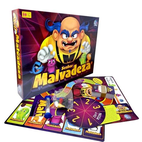 Jogo Senhor Malvadeza - Jogo Senhor Malvadeza Mesa Tabuleiro Divertido Brinquedo Criança ...