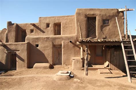 Native American Adobe House Taos Pueblo More House Plans Adobe