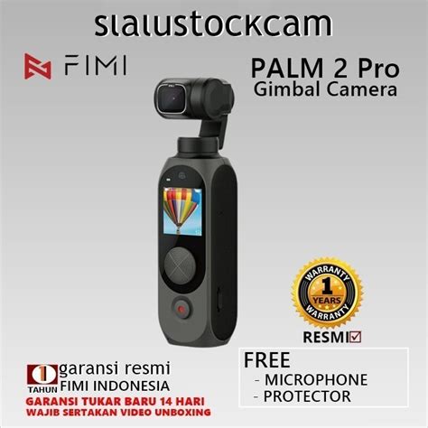 Jual FIMI Palm 2 Pro 3-Axis 4K 1/2" CMOS image sensor Gimbal Camera ...