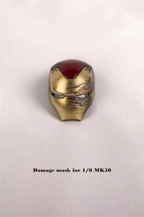 sammi toys現貨 全新 鋼鐵人 MK 戰損面罩 HOT TOYS MMS D 專用 露天市集 全台最大的網路購物市集