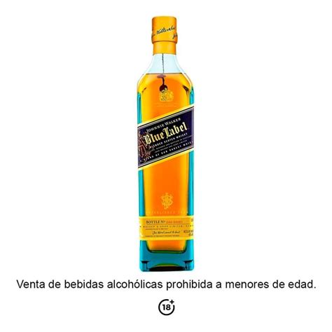 Whisky Johnnie Walker Blue Label escocés 750 ml Walmart