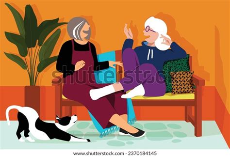 Mature Lesbian Couple Stock Vectors And Vector Art Shutterstock