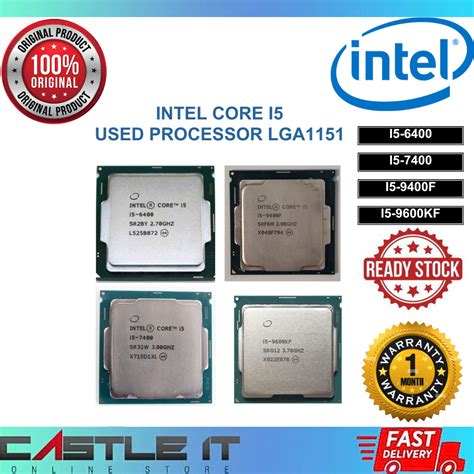 Intel Core i5 โปรเซสเซอร์ 9600KF 9400F 7400 6400 8400 LGA1151 Quad Core ...