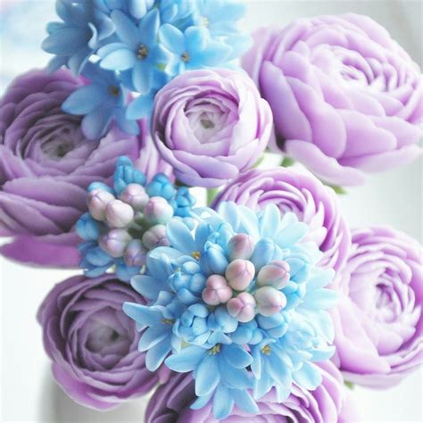 Polymer clay, flowers, полимерная глина, холодный фарфор, анна покк ...