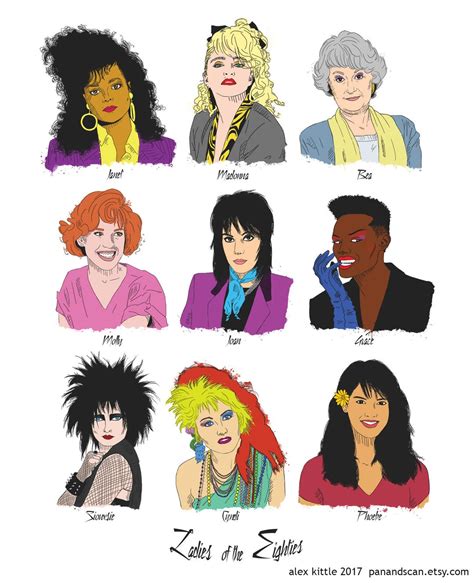 Ladies of the Eighties color - Etsy