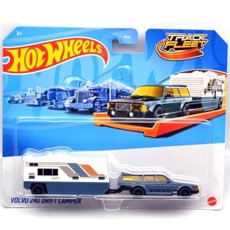 Hot Wheels Mattel Hot Wheels Track Fleet Volvo Drift Camper Truck Fleet Eur