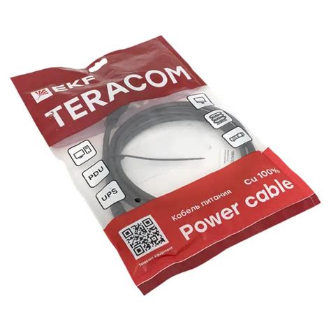 Кабель питания TERACOM для ИБП, ПК и мониторов разъемы C13 - C14 ...