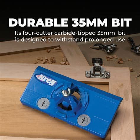 Snapklik.com : Kreg KHI-Hinge Concealed Hinge Jig - Drill Perfect Holes