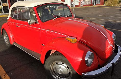 Colorado Cowgirl Classic Cars: Old-Style VW Bug Convertible