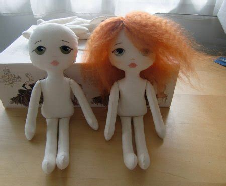 Кукла с вышитым лицом. Мастер-класс.