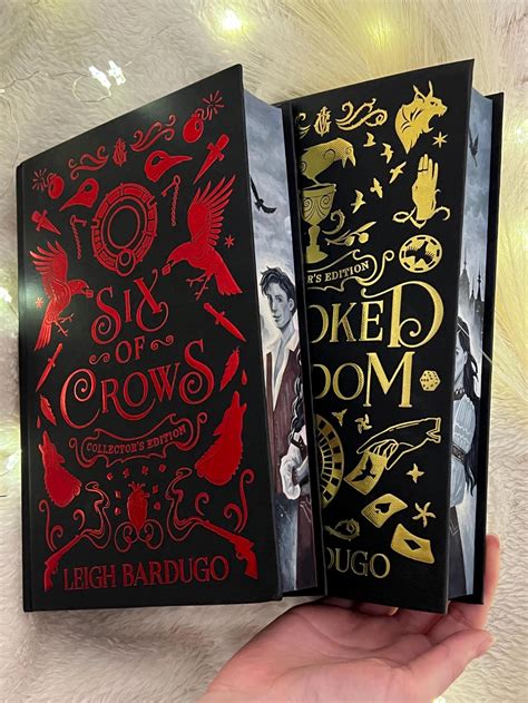 Six of Crows Set HARDCOVER | Crooked Kingdom | Painted Book Edges