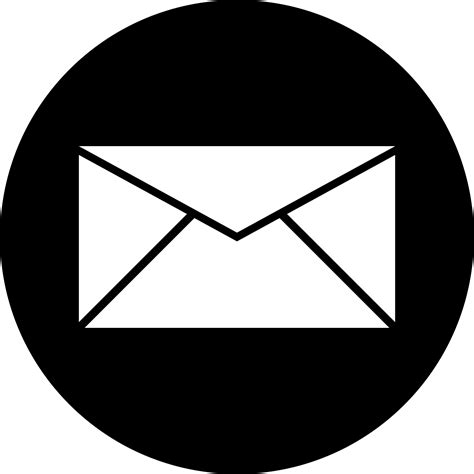 courrier icone isole sur transparent arriere plan courrier