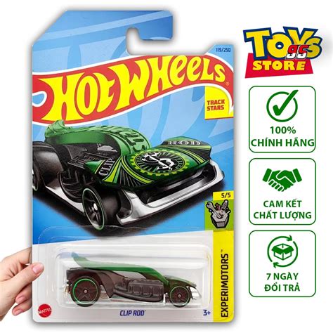 Đồ Chơi Xe Mô Hình Hot Wheels Clip Rod Xanh Tỉ Lệ 1 64 Xe Chính Hãng TOYS 95 STORE TS9525