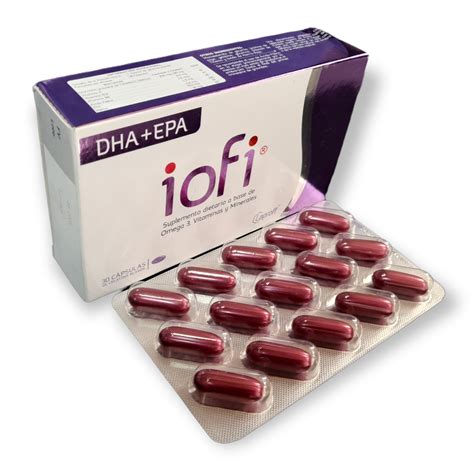 IOFI DHA+EPA X 30 CAP - HIERRO+ ACIDO FOLICO+ VITAMINA C...