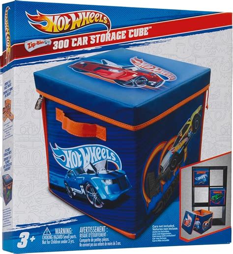 Amazon Hot Wheels ZipBin 300 Car Storage Cube Toys Games