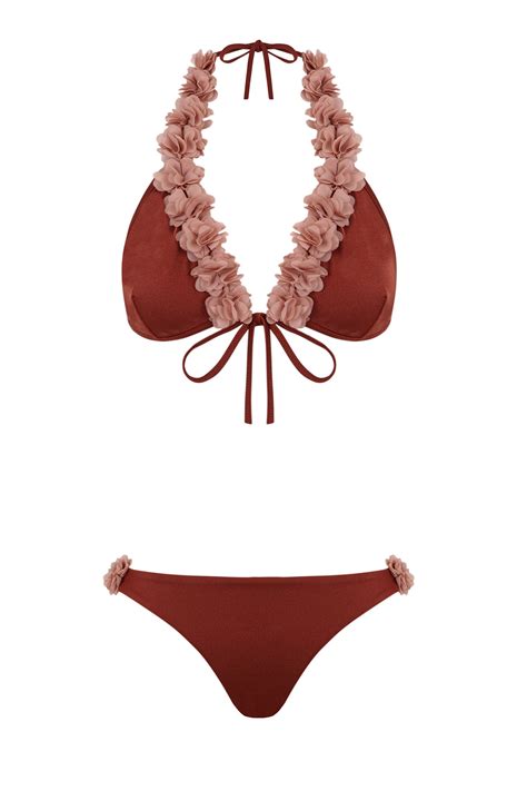 MIMOSA TERRACOTTA BIKINI Monnur Maillots