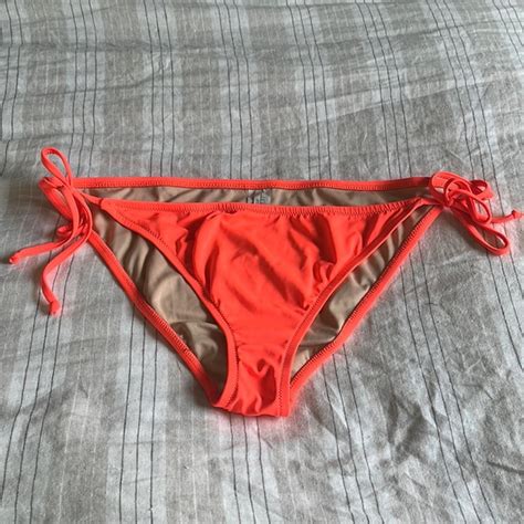J Crew Swim Jcrew Orange Bikini Bottoms Size Xl Poshmark