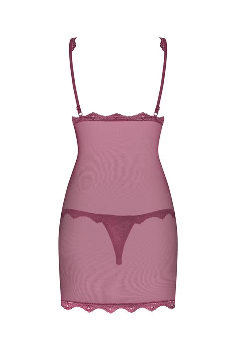 Chemise Mit Spitze Berry Babydolls Club Hot Fashion Odretto Highheels