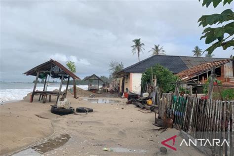 Gelombang Tinggi Terjang Palak Kerambil Abdya Butuh Pemecah Ombak