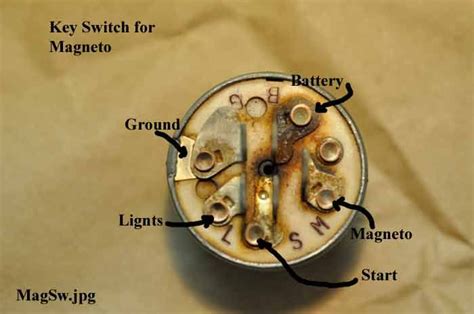 lawn mower ignition switch wiring diagram