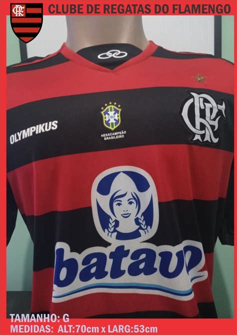 Camisa Flamengo Batavo - Camisa Futebol Flamengo 2010 Batavo Olympikus | Parcelamento sem juros