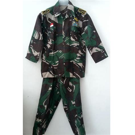 Kostum Hari Pahlawan Seragam TNI Doreng Loreng Bayi Anak Baju Anak