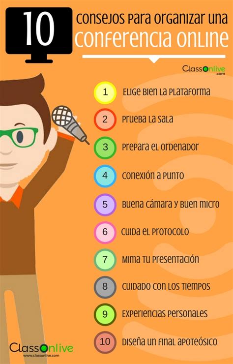 Consejos Para Organizar Una Conferencia Online Infograf A