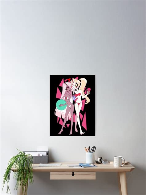 Charlie And Vaggie Bikini Poster For Sale By Kareydiwanpro Redbubble