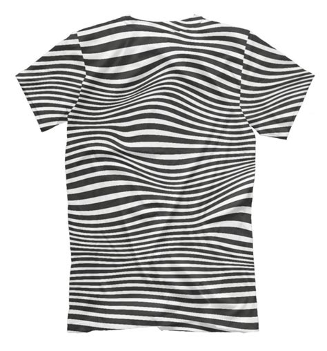 Optical Illusion Stripes Graphic T Shirt Mens Etsy