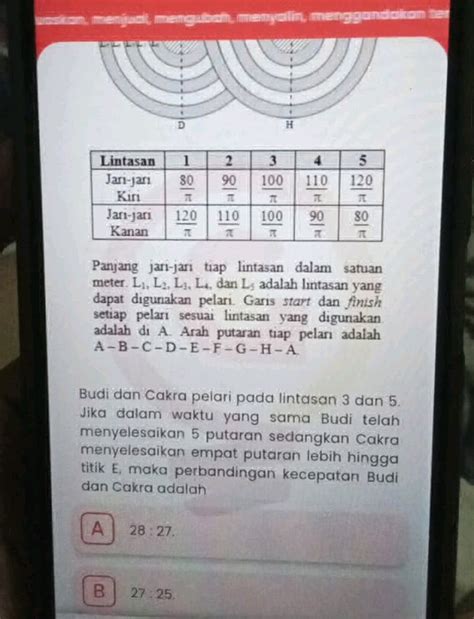 lintasan lari terdiri   jalur  studyx