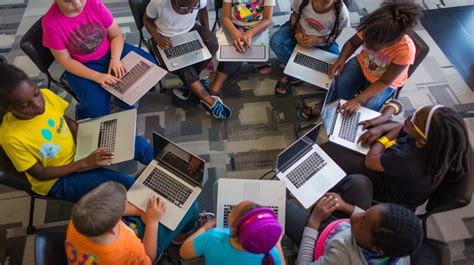 kids coding  image children technology learning