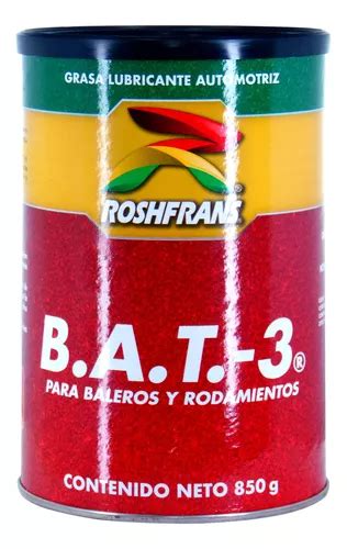 Grasa Lubricante Baleros Y Rodamientos Bat 3 850gr Roshfrans MercadoLibre