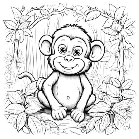 Premium Photo Backdrop For Chimpanzee