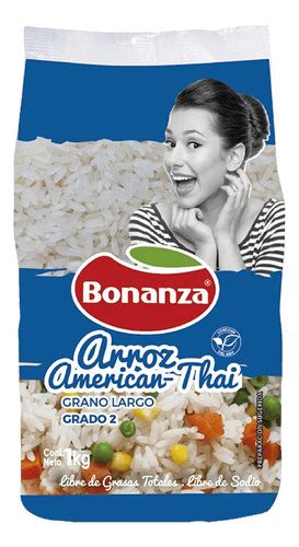 Arroz Bonanza G2 American thai 1 Kg 10 Unidad super Cuotas sin interés